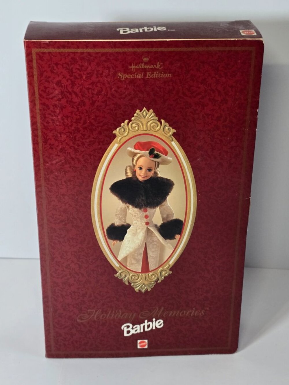 1995 Hallmark Special Edition Holiday Memories Barbie Mattel Doll #14106 - Picture 6 of 8
